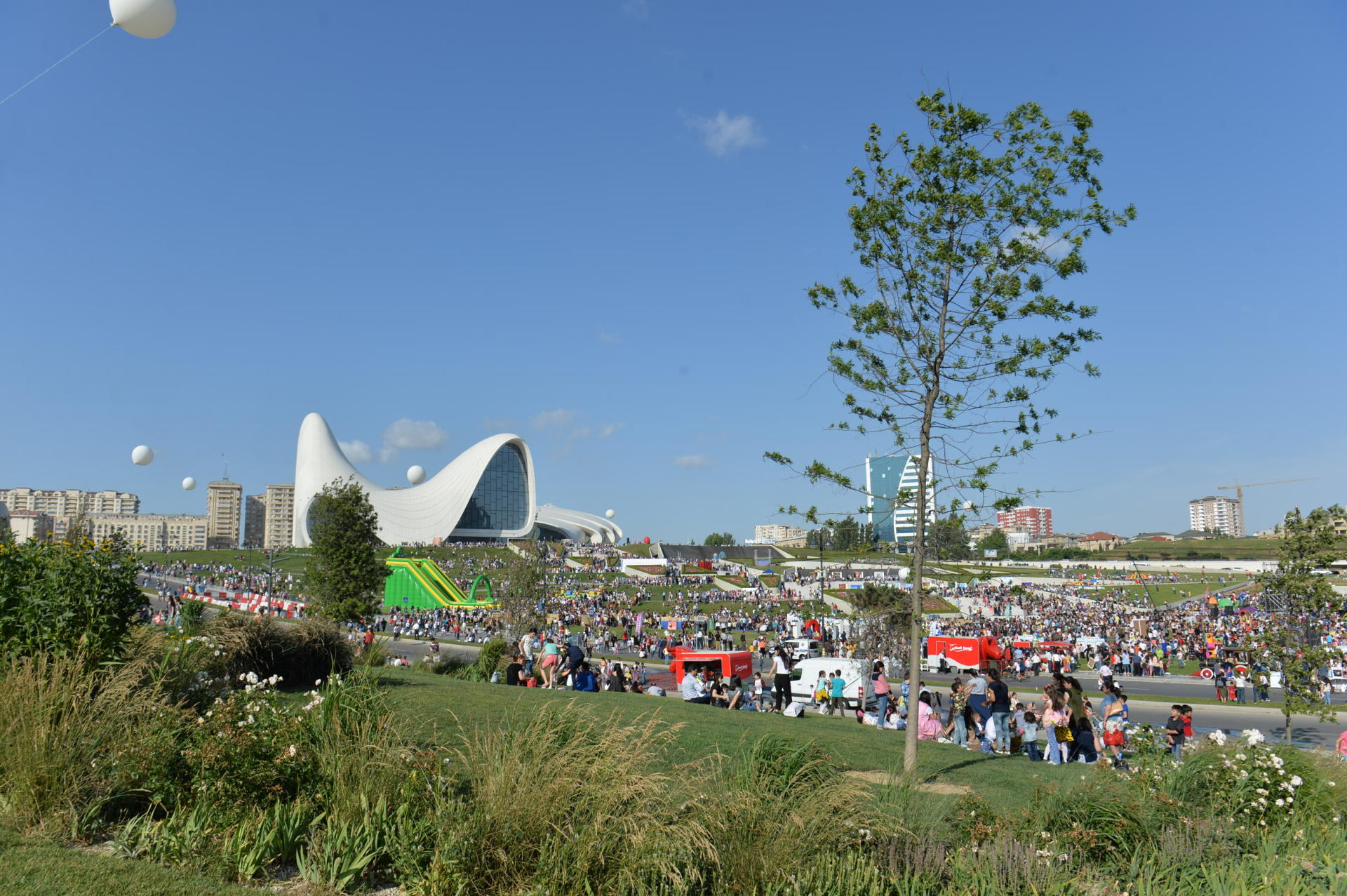 VP of Heydar Aliyev Foundation Leyla Aliyeva attends Children`s Festival (PHOTO)