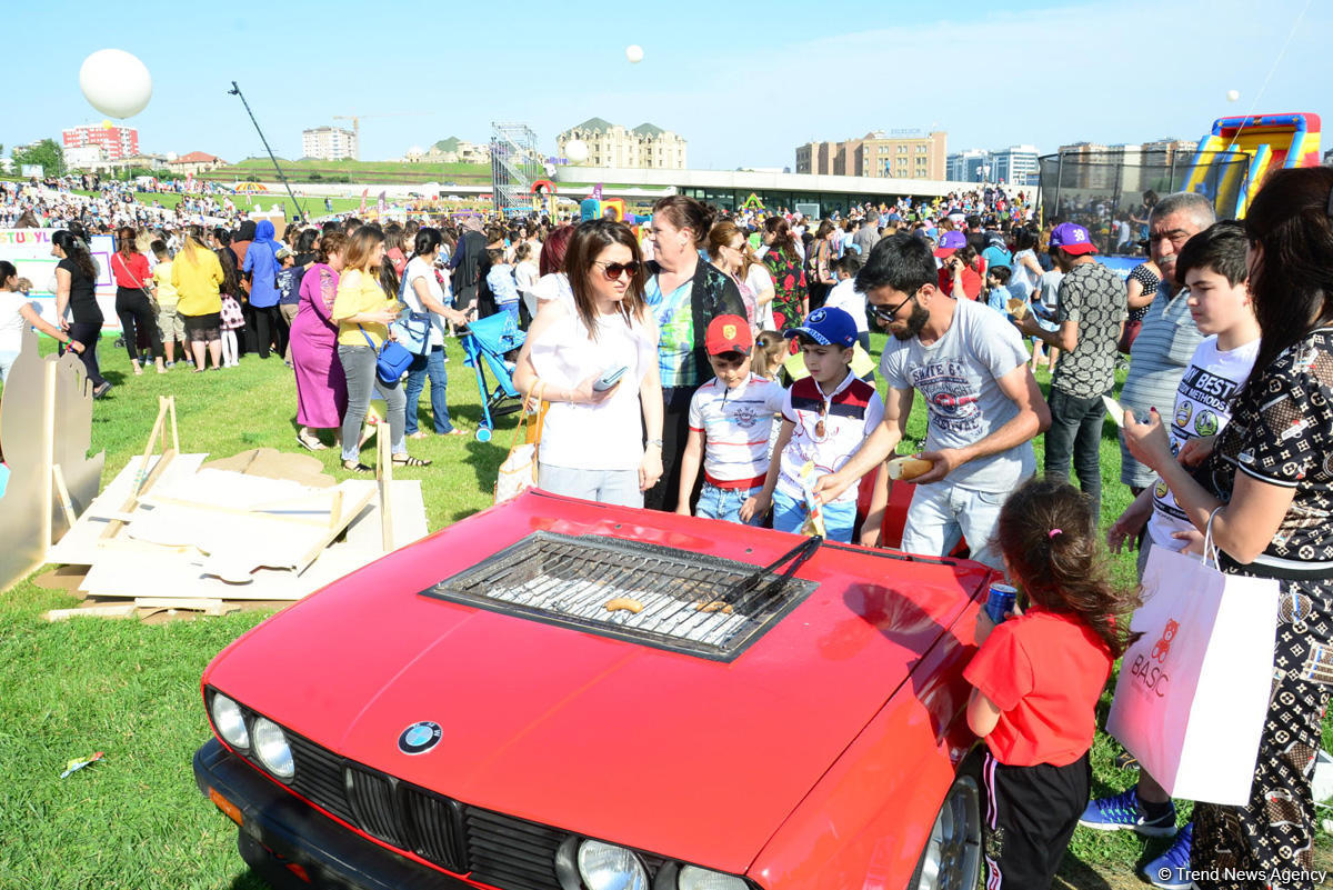 VP of Heydar Aliyev Foundation Leyla Aliyeva attends Children`s Festival (PHOTO)