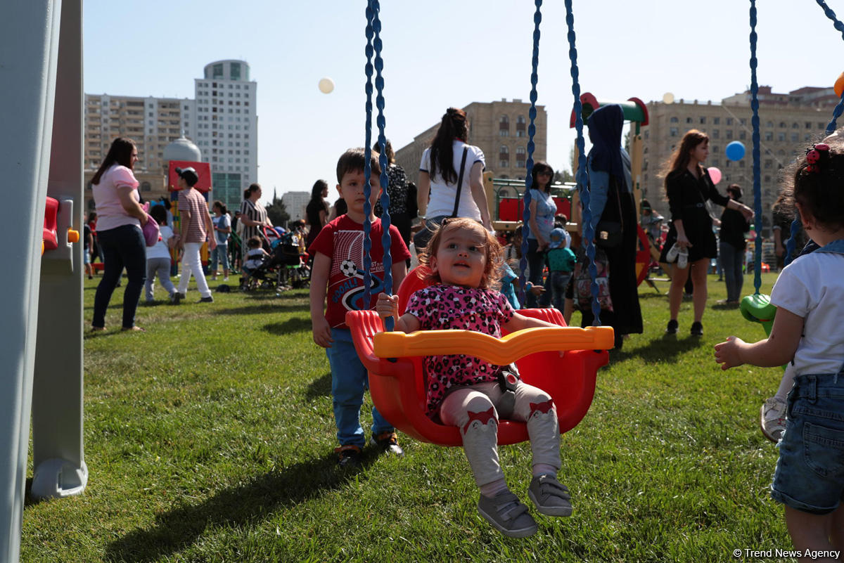 VP of Heydar Aliyev Foundation Leyla Aliyeva attends Children`s Festival (PHOTO)