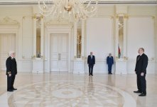 President Ilham Aliyev receives credentials of newly appointed ambassadors (PHOTO)