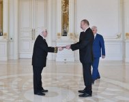 President Ilham Aliyev receives credentials of newly appointed ambassadors (PHOTO)