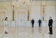 President Ilham Aliyev receives credentials of newly appointed ambassadors (PHOTO)