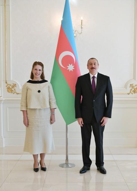 President Ilham Aliyev receives credentials of newly appointed ambassadors (PHOTO)