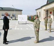 President Aliyev inaugurates Defense Ministry’s military unit (PHOTO)