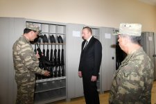 President Aliyev inaugurates Defense Ministry’s military unit (PHOTO)