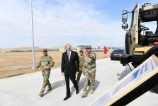 President Aliyev inaugurates Defense Ministry’s military unit (PHOTO)