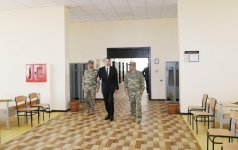 President Aliyev inaugurates Defense Ministry’s military unit (PHOTO)