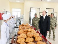 President Aliyev inaugurates Defense Ministry’s military unit (PHOTO)