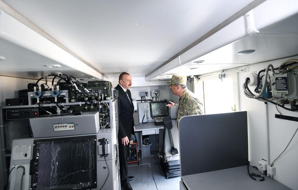 President Aliyev inaugurates Defense Ministry’s military unit (PHOTO)