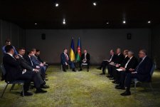 Presidents of Azerbaijan, Ukraine meet in Turkey (PHOTO)