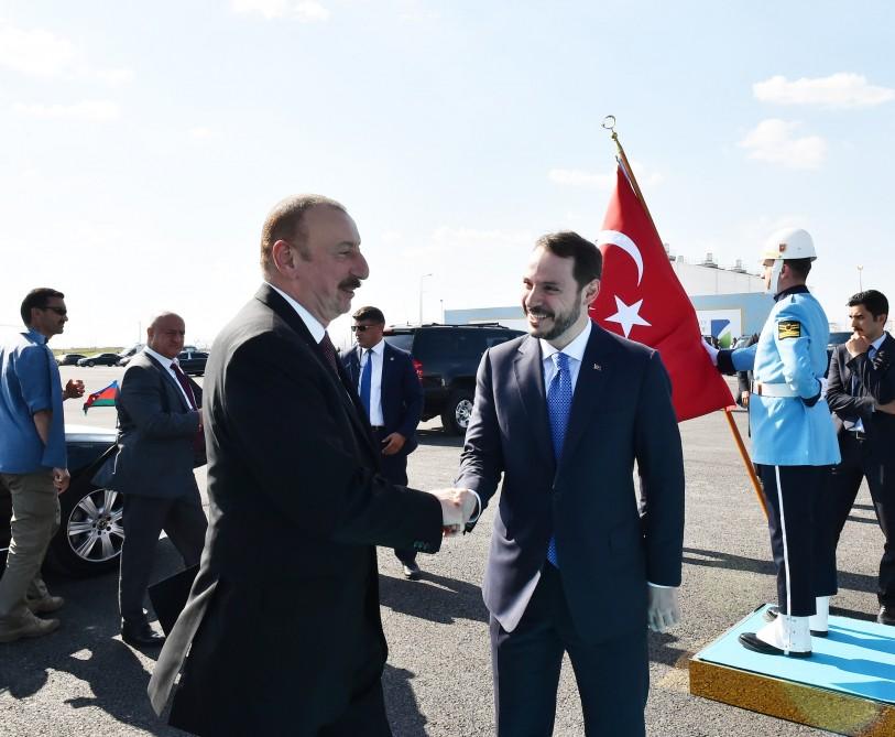 President Aliyev attends TANAP opening ceremony in Turkey (PHOTO)