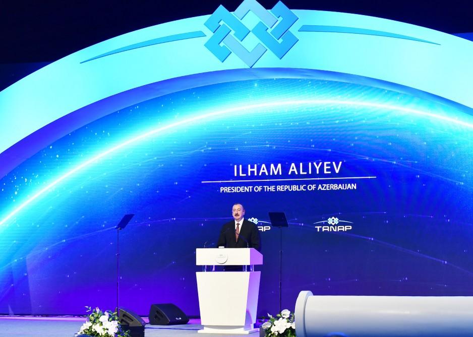 President Aliyev attends TANAP opening ceremony in Turkey (PHOTO)
