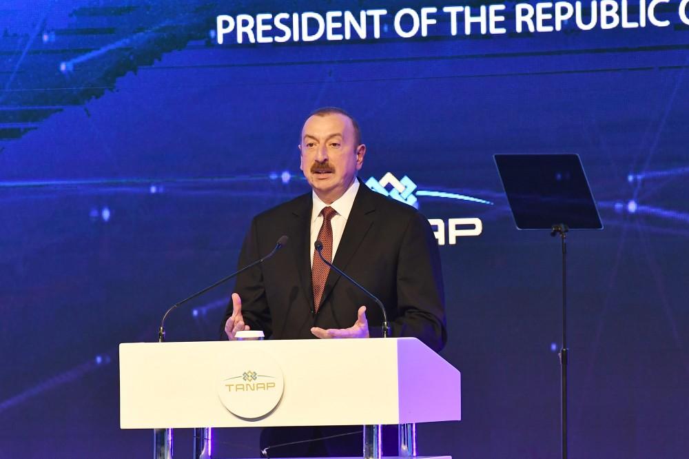 President Aliyev attends TANAP opening ceremony in Turkey (PHOTO)