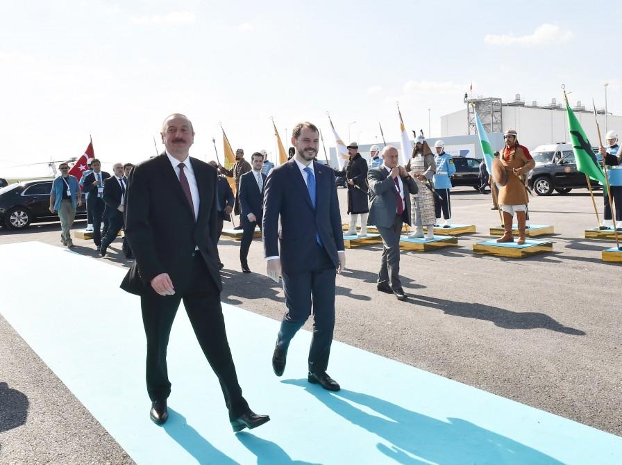 President Aliyev attends TANAP opening ceremony in Turkey (PHOTO)
