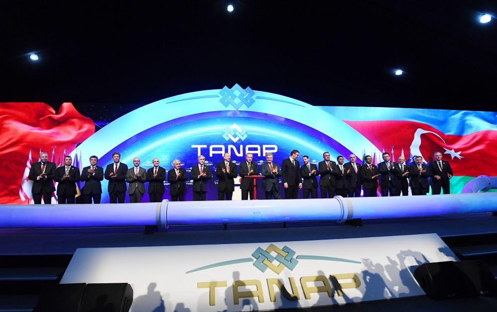 President Aliyev attends TANAP opening ceremony in Turkey (PHOTO)