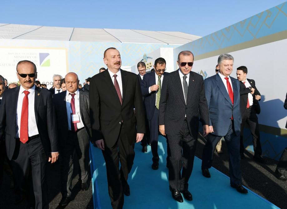 President Aliyev attends TANAP opening ceremony in Turkey (PHOTO)