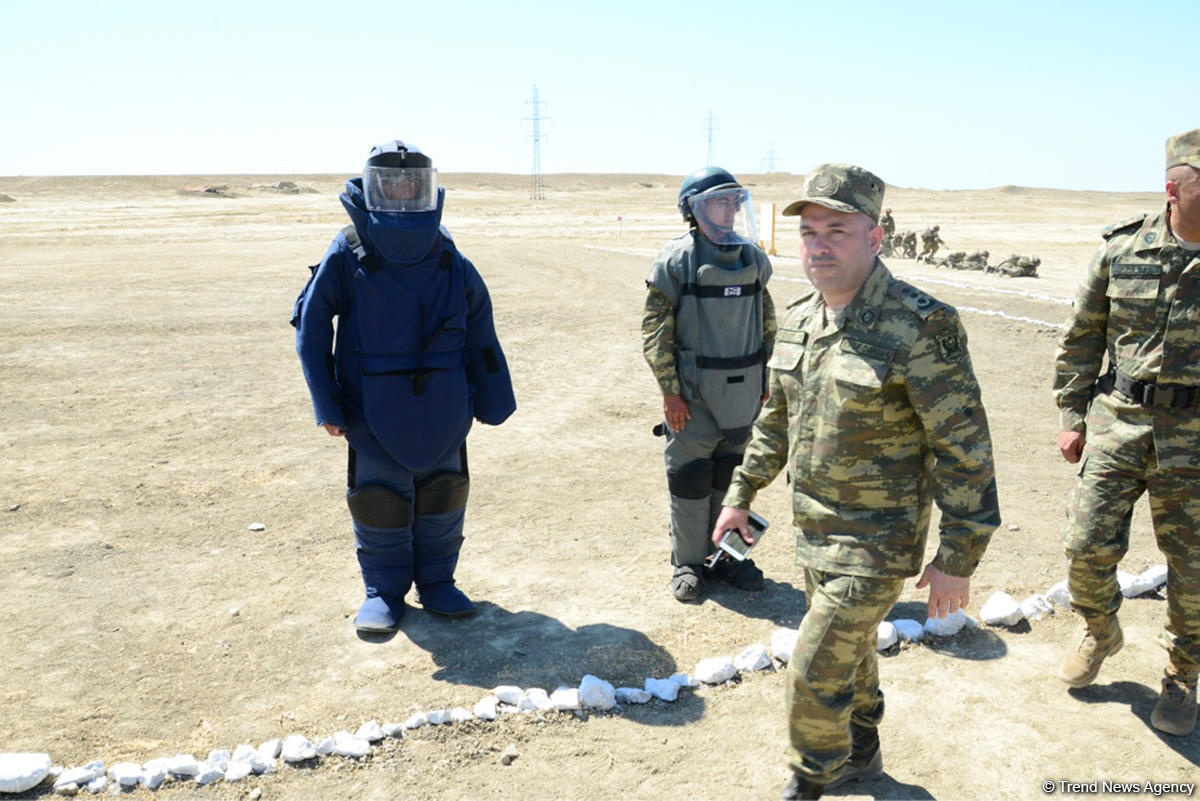Engineering-sapper troops of Azerbaijan’s Armed Forces hold exercises (PHOTO/VIDEO)