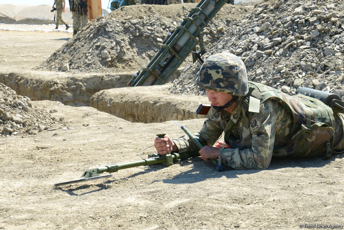 Engineering-sapper troops of Azerbaijan’s Armed Forces hold exercises (PHOTO/VIDEO)
