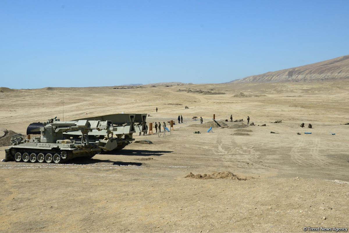Engineering-sapper troops of Azerbaijan’s Armed Forces hold exercises (PHOTO/VIDEO)