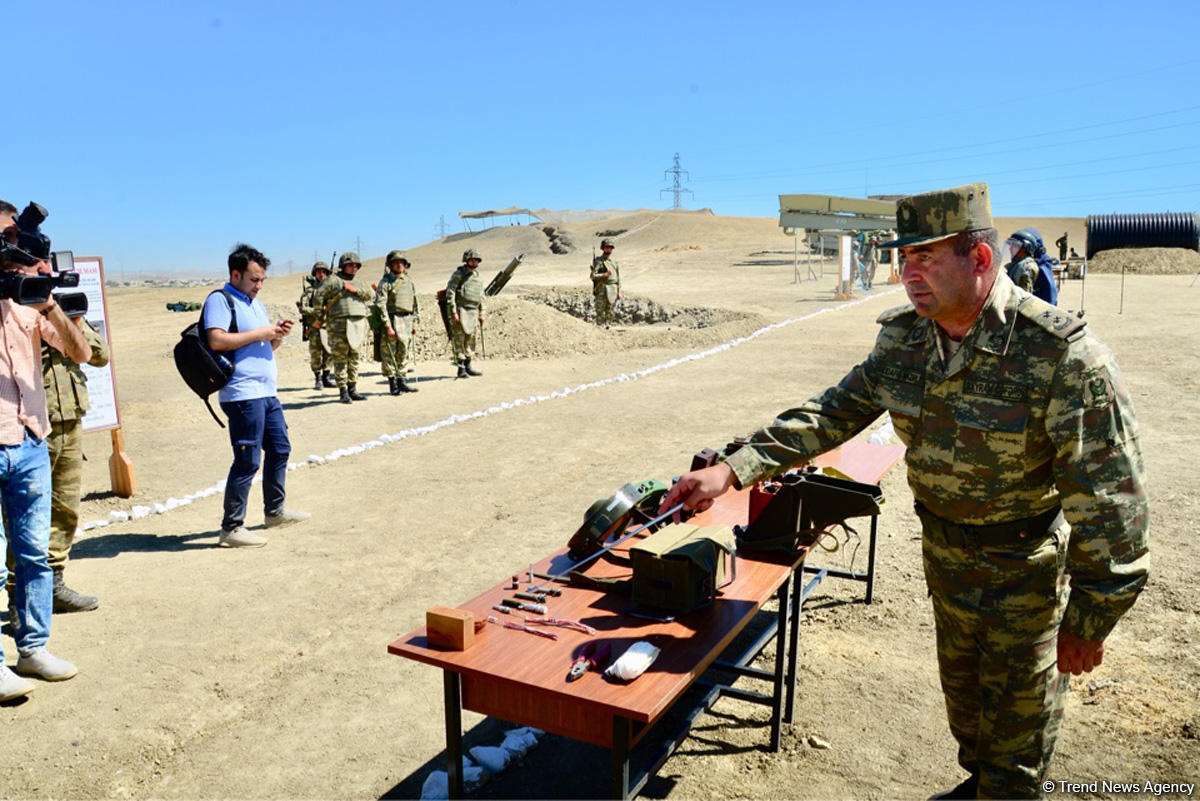 Engineering-sapper troops of Azerbaijan’s Armed Forces hold exercises (PHOTO/VIDEO)