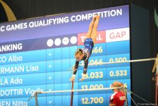 Qualifying gymnastics event for Buenos Aires 2018 Youth Olympics kick off in Baku (PHOTO)