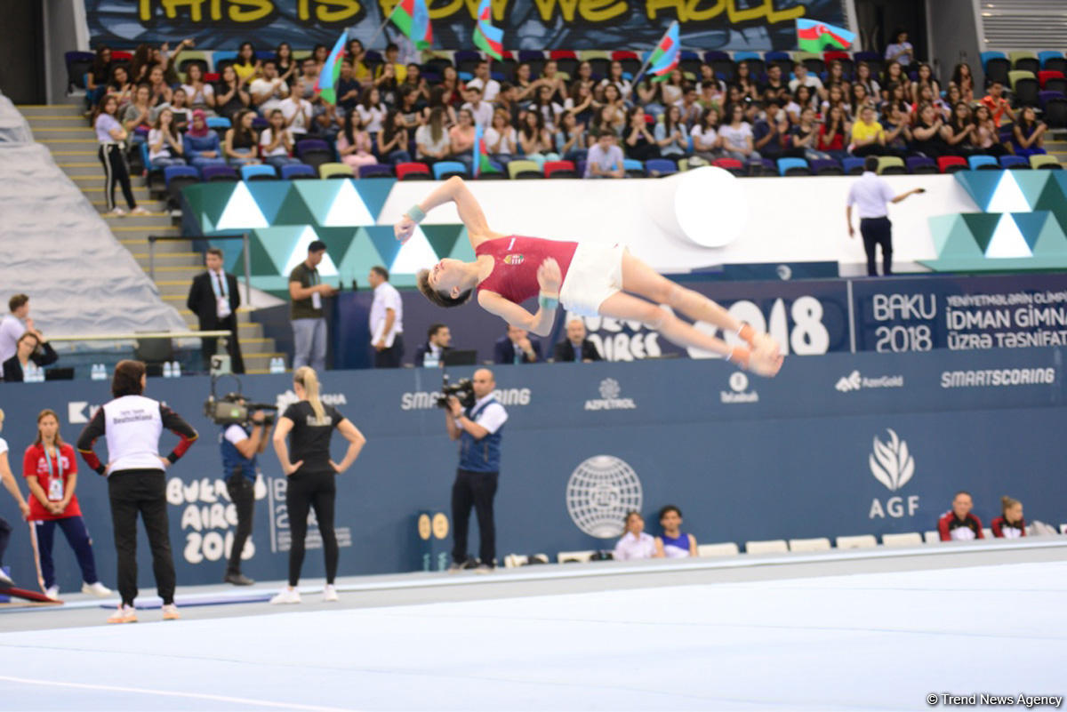 Qualifying gymnastics event for Buenos Aires 2018 Youth Olympics kick off in Baku (PHOTO)
