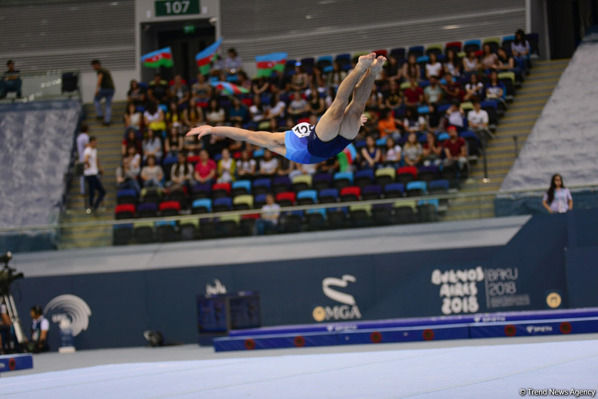Qualifying gymnastics event for Buenos Aires 2018 Youth Olympics kick off in Baku (PHOTO)