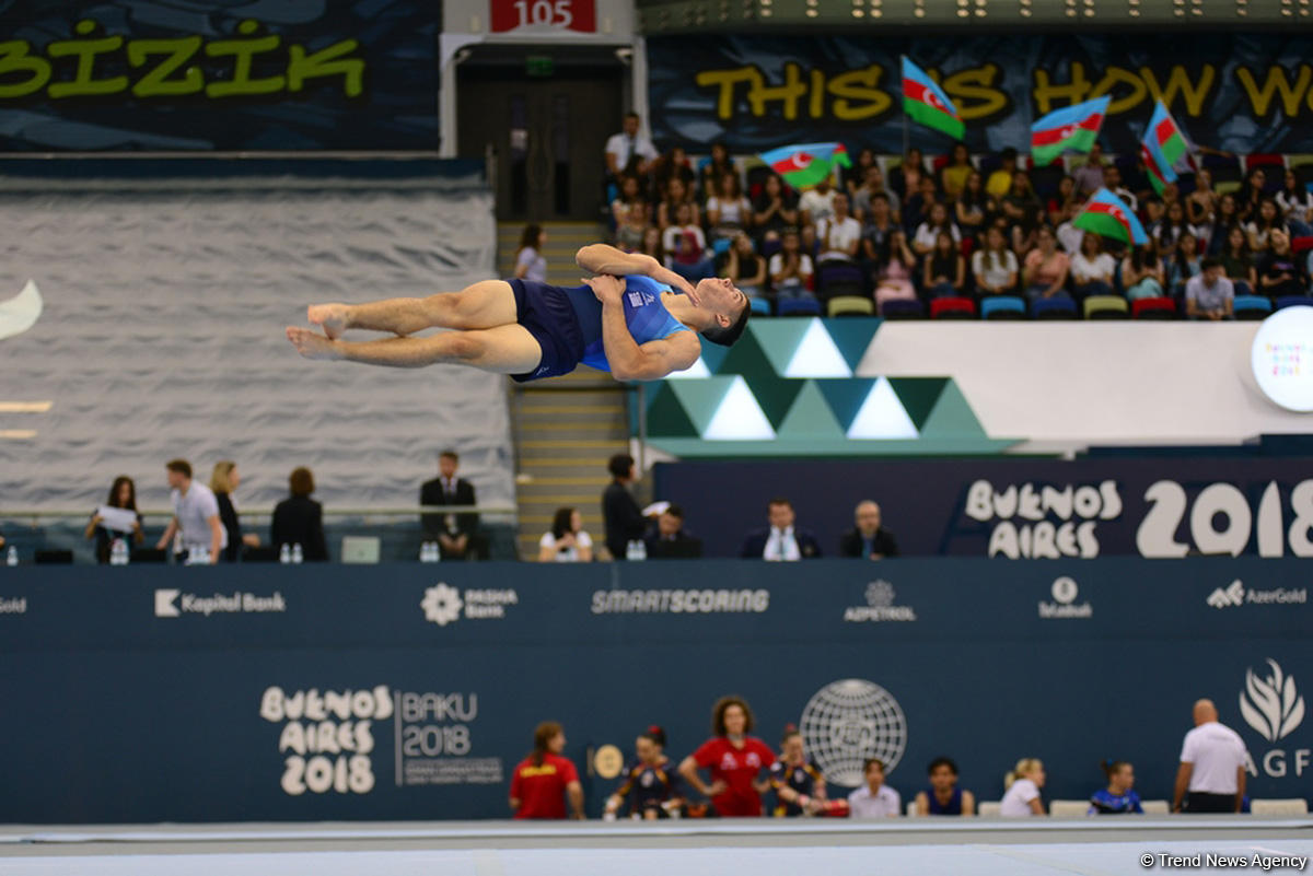 Qualifying gymnastics event for Buenos Aires 2018 Youth Olympics kick off in Baku (PHOTO)