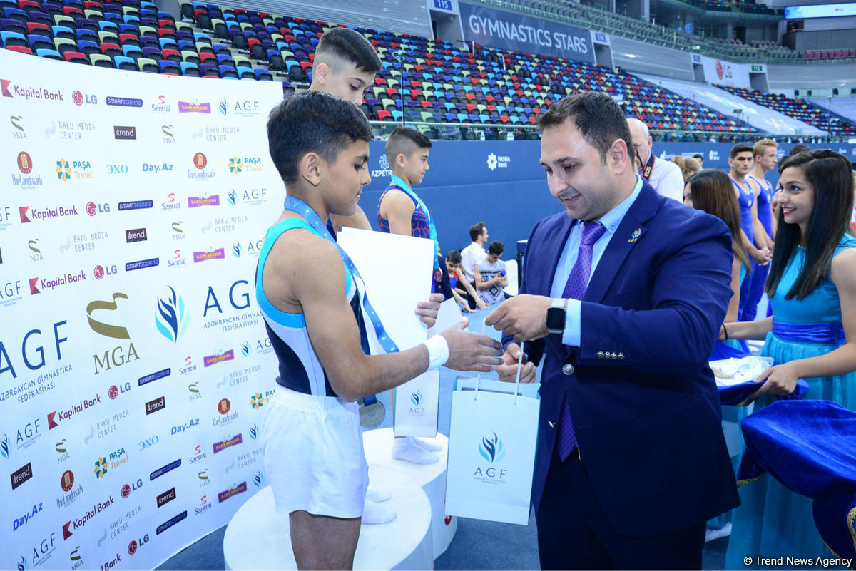 Winners of men's and women's gymnastics championships awarded in Baku (PHOTO)