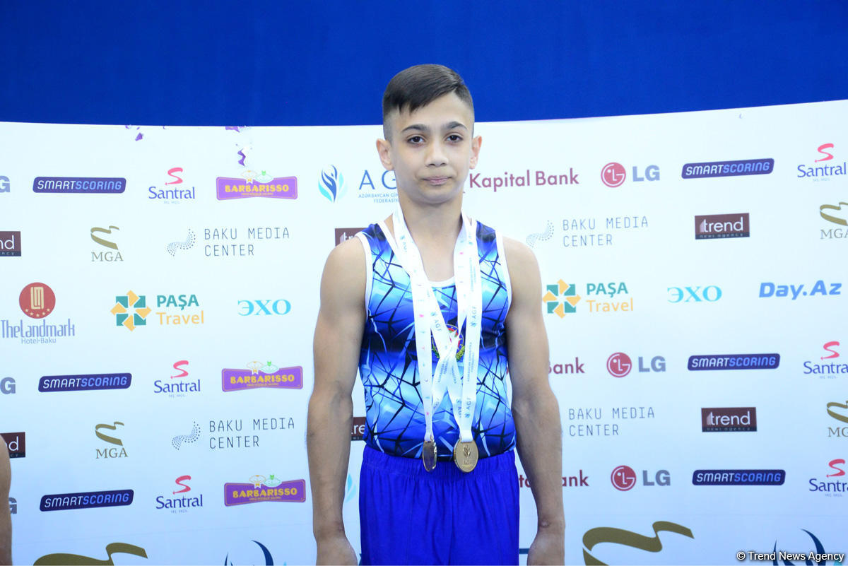 Winners of men's and women's gymnastics championships awarded in Baku (PHOTO)