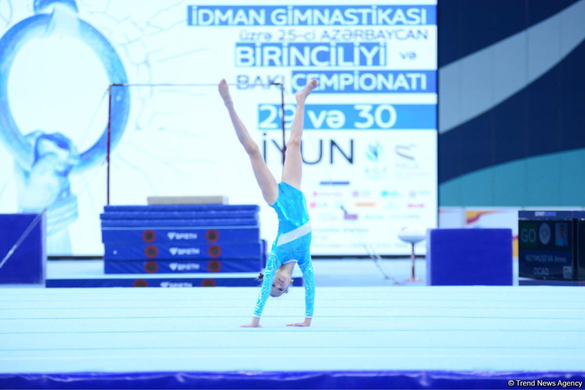 2nd day of Azerbaijan and Baku gymnastics championships kicks off (PHOTO)