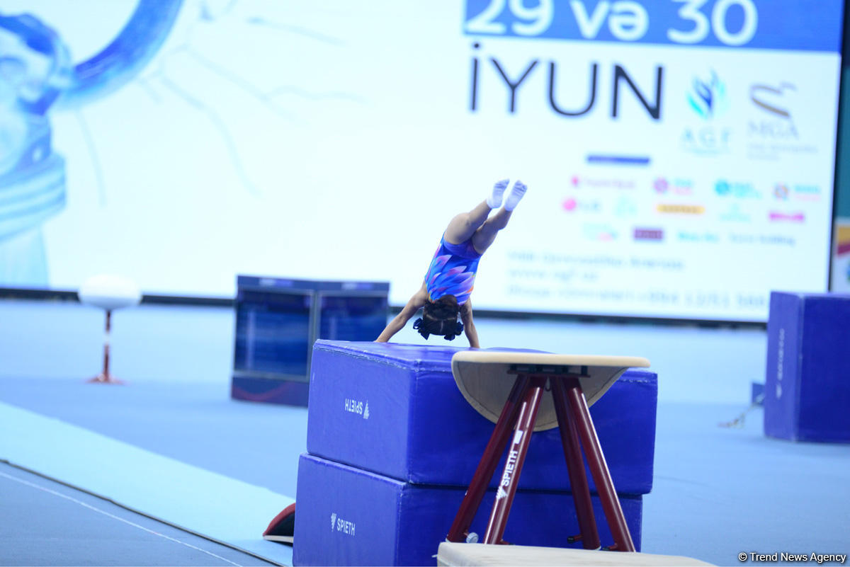 2nd day of Azerbaijan and Baku gymnastics championships kicks off (PHOTO)