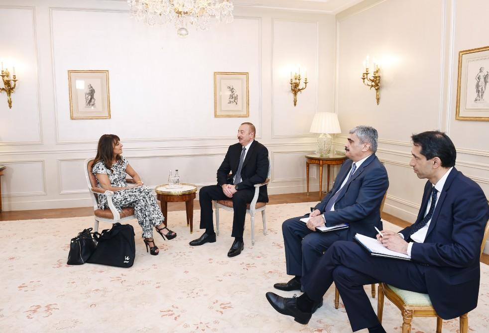 President Ilham Aliyev met with Managing Director of Wilmotte & Associes Architectes (PHOTO)