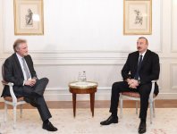 President Ilham Aliyev meets with Chief VP of Thales International (PHOTO)