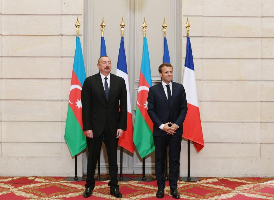 Ilham Aliyev: Azerbaijan hopes French president will personally be actively involved in Karabakh conflict’s settlement (PHOTO)