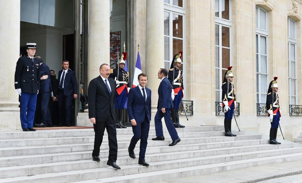 Ilham Aliyev: Azerbaijan hopes French president will personally be actively involved in Karabakh conflict’s settlement (PHOTO)