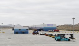 President Ilham Aliyev attends opening of Absheron Logistics Center (PHOTO)