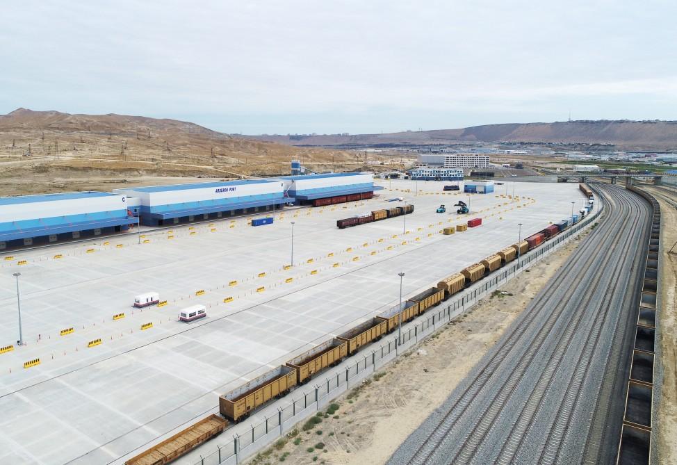 President Ilham Aliyev attends opening of Absheron Logistics Center (PHOTO)