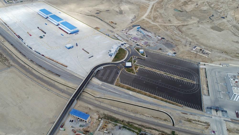 President Ilham Aliyev attends opening of Absheron Logistics Center (PHOTO)