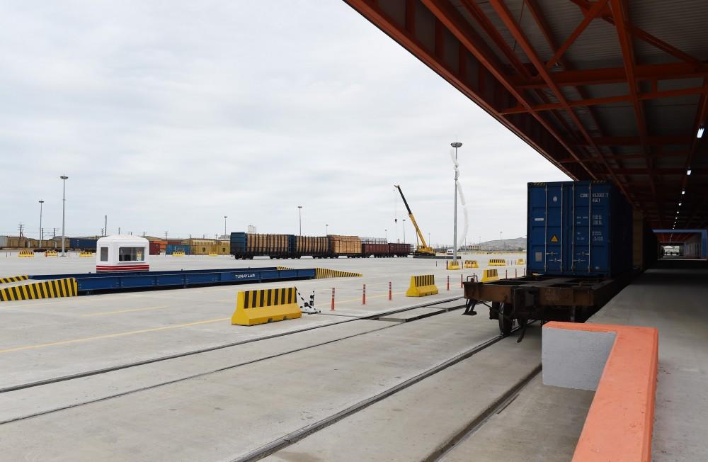 President Ilham Aliyev attends opening of Absheron Logistics Center (PHOTO)