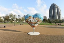 President Aliyev attends opening of sports, amusement park in Khatai district of Baku (PHOTO)