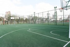 President Aliyev attends opening of sports, amusement park in Khatai district of Baku (PHOTO)