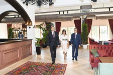 President Aliyev attends opening of sports, amusement park in Khatai district of Baku (PHOTO)
