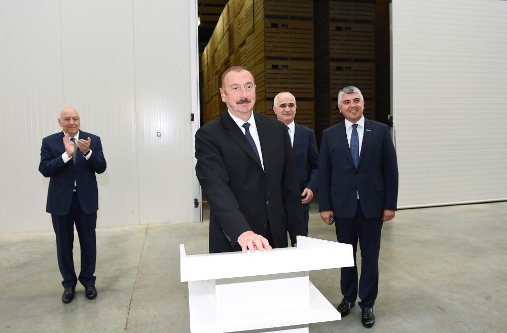 President Ilham Aliyev attends inauguration of agropark built by Buta Group LLC in Ismayilli (PHOTO)