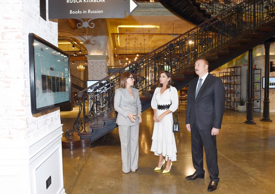 President Ilham Aliyev, first lady Mehriban Aliyeva attend opening of Baku Book Center (PHOTO)
