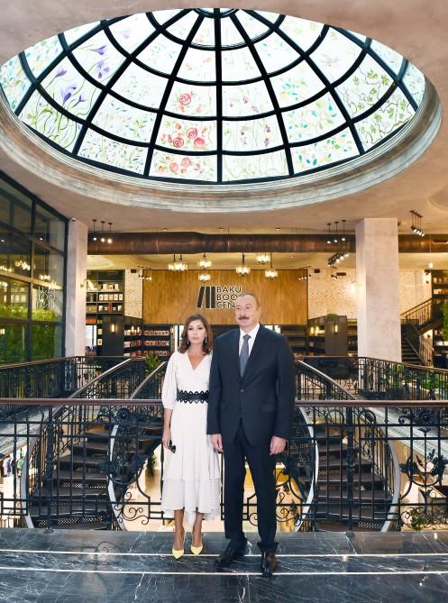 President Ilham Aliyev, first lady Mehriban Aliyeva attend opening of Baku Book Center (PHOTO)