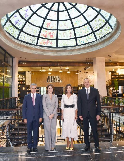 President Ilham Aliyev, first lady Mehriban Aliyeva attend opening of Baku Book Center (PHOTO)