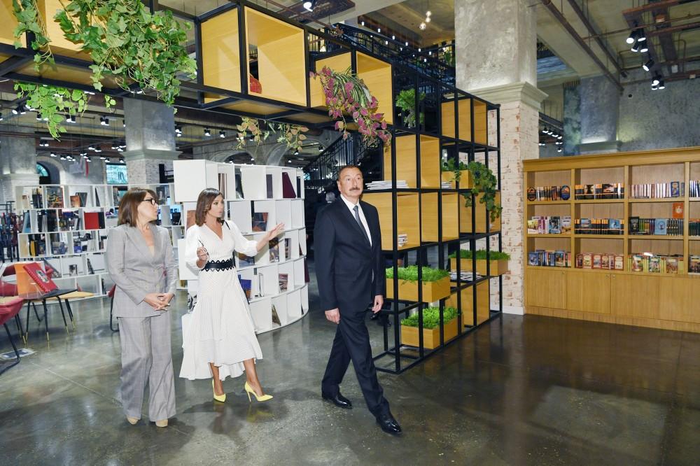 President Ilham Aliyev, first lady Mehriban Aliyeva attend opening of Baku Book Center (PHOTO)