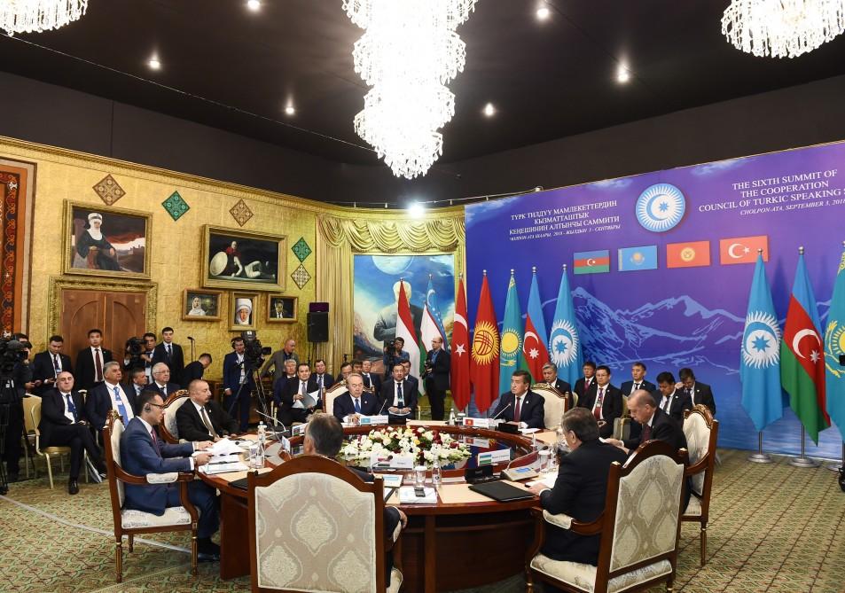 Ilham Aliyev attending 6th Summit of Cooperation Council of Turkic Speaking States (PHOTOS)