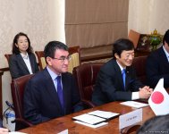 Azerbaijani, Japanese FMs meet in Baku (PHOTO)